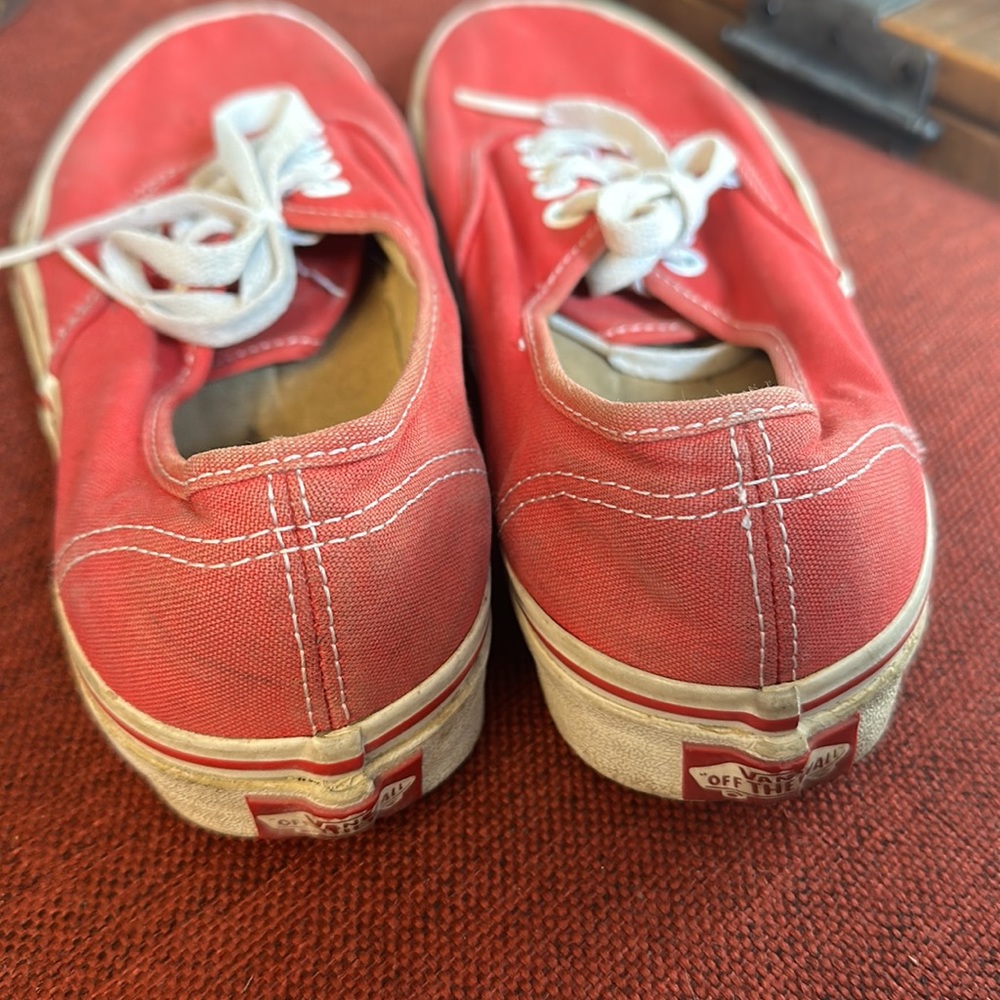 Red Vans - Picture 2 of 3